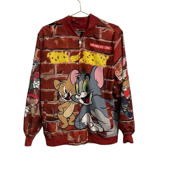Members Only Other - Tom & Jerry Members Only Bombers Varsity Streetwear Jacket MED